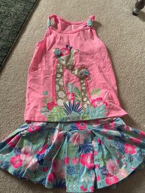 Tommy Bahama Pink Tank Top and Skort Set
